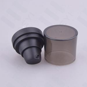 Matt Black Plastic Cream Foundation Pump 18/410 Outer Spring With AS Cap