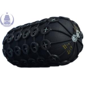 Professional Pneumatic Marine Rubber Fender With Galvanized Chain And Tire