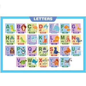 Premium Disposable 12X18'' Plastic Placemat Waterproof Number Pattern Learning