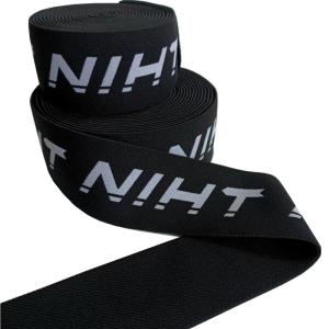 Cheap Garment Knitted Jacquard Elastic Webbing Adjustable Elastic Straps 50m Roll for sale