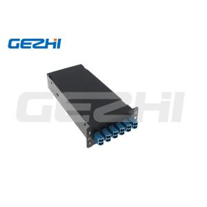 12 Core LC Fiber Optic Lgx Cassettes FTTH Fiber Optic Indoor Fiber Termination