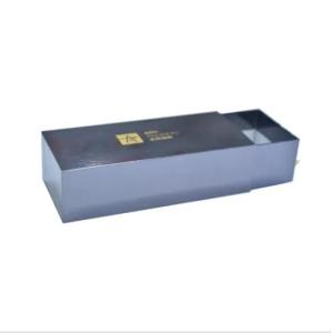 Black Pull Out C1S Custom Printed Packaging Boxes With Foam Insert
