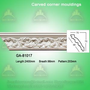 Cheap Home decorative material Polyurethane carved panel moulding for sale