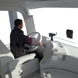 All In One Driver Face Detection Dashcam MDVR With ADAS BSD For Bahman Car