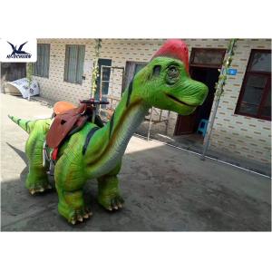 Coin Operated Large Ride On Dinosaur Animatronic Dinosaur Walking Ride On Car