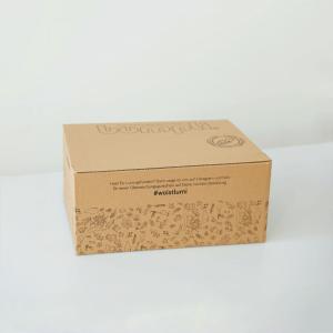 Wholesale custom corrugated paper shipping box tear strip packaging mailer box