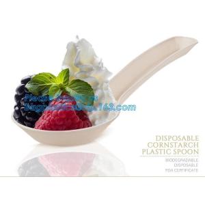 6 inch Tea/Soup/ice cream/tasting spoons Eco-friendly tableware corn starch