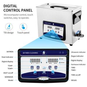6.5L Digital Timer Benchtop Ultrasonic Cleaner Machine for Printer Head Kitchen