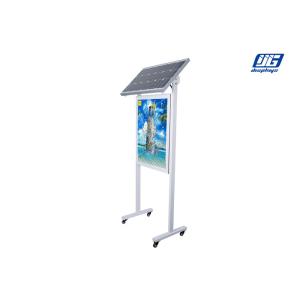 Double Side Adjustable Solar Panel LED Light Box Stand Energy Saving