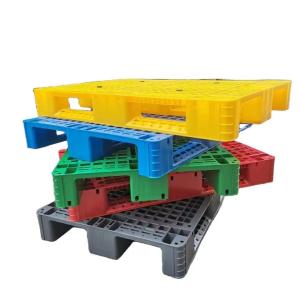 China 1200X1000X150mm LYCW-1210C Blue Plastic Pallet With Steel Bar on sale