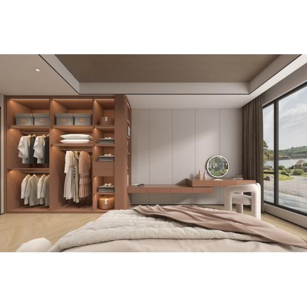 Fadior New Chinese-Style Kid's Wardrobe With Customizable Durable High-Low Extendable Desk