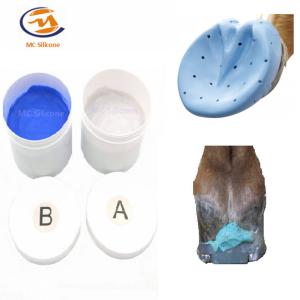 35 Shore A Fast Set Two-Part Silicone Mold Putty For Making Pads For Horse Hoof