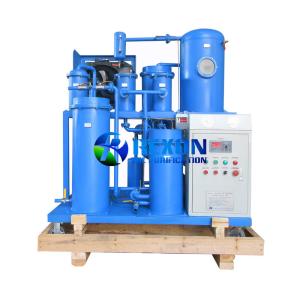 China Vacuum Lube Oil Purifier with 3-Stage Filtration and 55-60.C Heating Temperature on sale