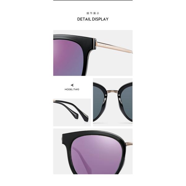 Square Metal Frame Sunglasses TAC Grey Rose Gold Grey Lens PEI Metal Mixture Eyeglass