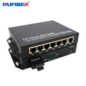DC5V 1A 7 Port Ethernet Switch 100Mbps Speed IEEE802.3u Standard