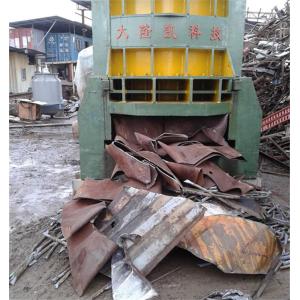 Full Automatic Scrap Metal Shear With Roll On Off System 400 Ton Force