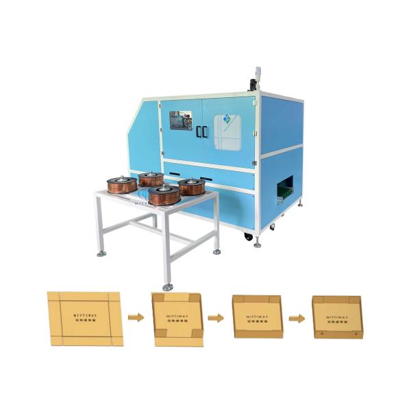 Quality Automatic tray former with stapler machine, Tray forming and stapling machine wholesale