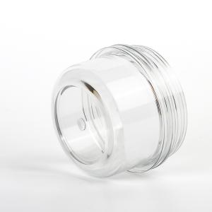 50ml Empty Plastic Jars With Lids , Transparent Plastic Beauty Containers