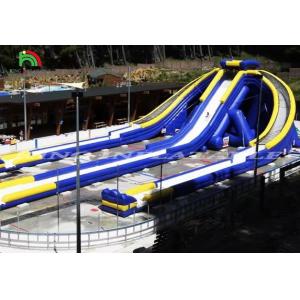 High Quality Customization 3 Lanes Inflatable Water Slide
