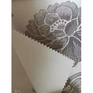 78 inch wide Jacquard Roller Blinds SGS Approved Flower Patterned