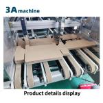 Function 3 Bottom Lock Dual- Automatic Gluing Machine for Cardboard and