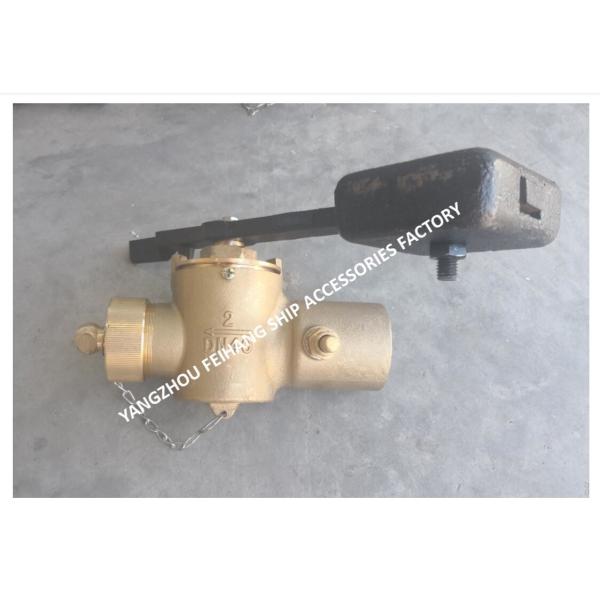 SELF-CLOSING VALVE FOR TANK SOUNDING. WITH VENT VALVE. MODEL-FH-40A MATERIAL -