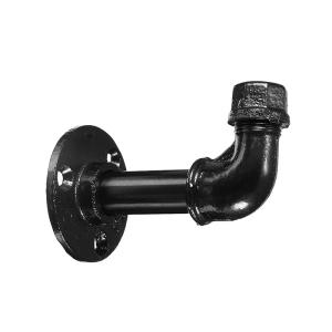 China Office Industrial Pipe Clothing Rack / Wall Mounted Malleable Iron Fittings on sale
