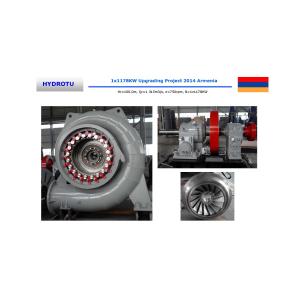 China High Efficiency Four Fulcrum Francis Hydro Turbine 1200 KW with Horizontal Shaft coupling on sale