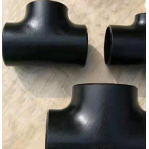 Level End ASME B16.9 Steel Pipe T Connector Butt Welded Pipe Fitting API