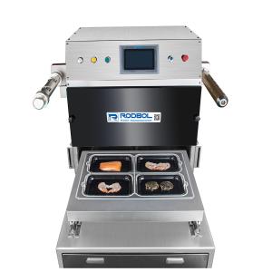 China Fresh Fish Seafood Skin Packaging Machine 304 Stainless Steel Material on sale