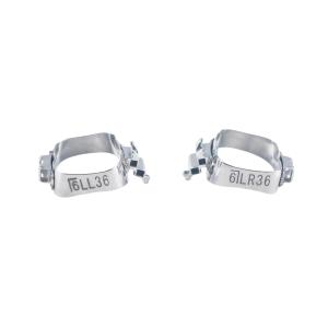 Professional Orthodontic Molar Bands Manual Power Source Preformed With Brackets