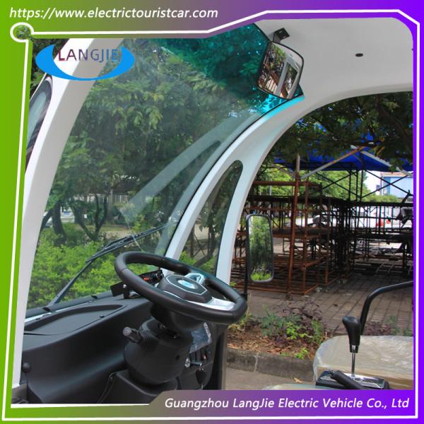 2 Passengers Golf Food Cart Loading 900kgs AC Motor Electric Freight Car For Factory