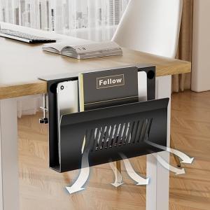 Functional Design Desk Side Storage With Extra Space For Power Strips Lacquer
