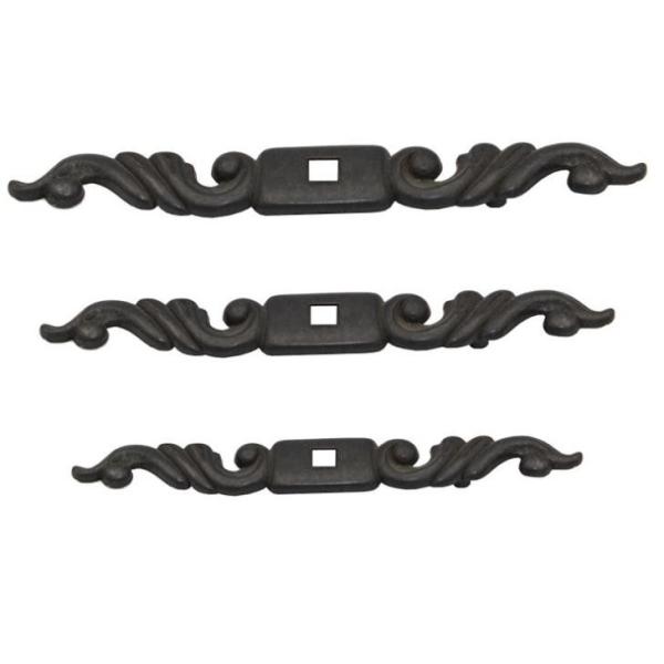 Black Antique Furniture Pulls Ornament Cabinet Handle Decorative Hardware