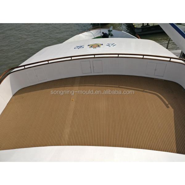 190mm/50mm Width Yacht Floor Durable and Stylish PVC Teak Decking for a Classy Look
