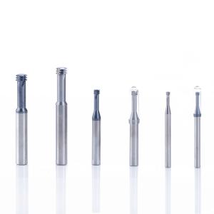 Solid Internal Carbide End Milling Cutters 3-Teeth For Metal Milling