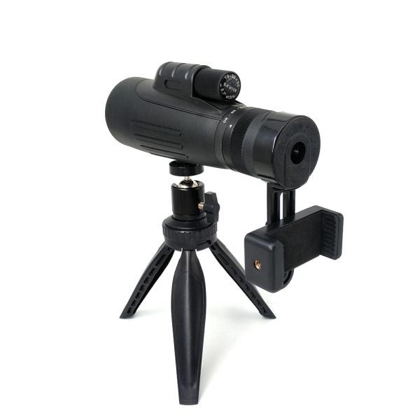 10-30X50 HD Zoom Monocular Telescope With Smartphone Adaptor Tripod Wristband