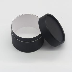 Oval Luxury Kraft Paper Cylinder Tube Box Packaging For Loose Tea with UV