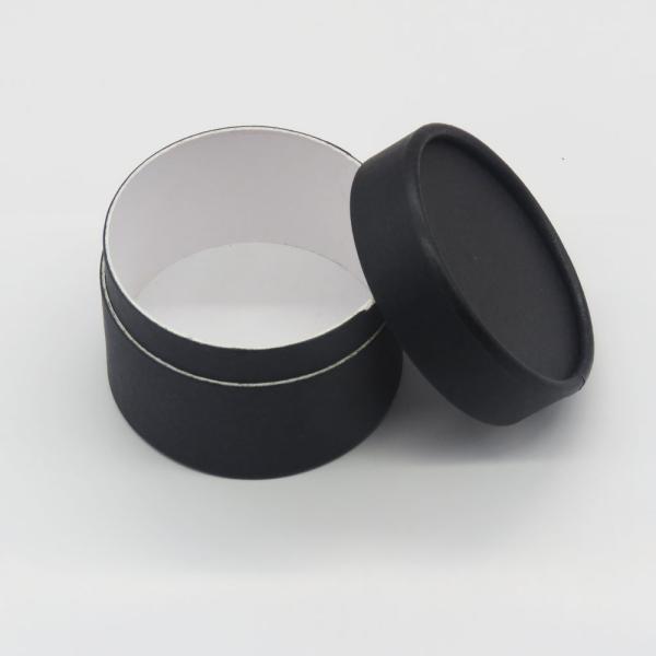 Oval Luxury Kraft Paper Cylinder Tube Box Packaging For Loose Tea with UV