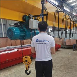 3T 10T Euro Mobile Single Bridge Overhead Crane Cable Frame Light