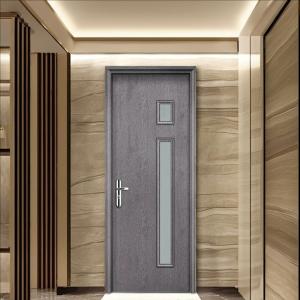 Heat Insulation WPC Hollow Door Swing Open Style Smooth Surface Finish