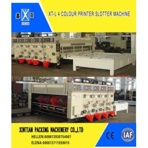 Cheap Manual Feeding Carton Making Machine / Paper Carton Printing Machine With Slotting Function for sale