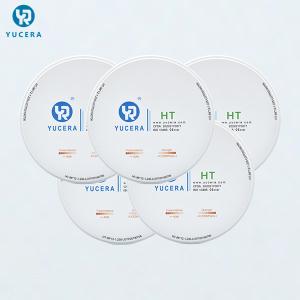 YUCERA 1200MPA 98mm 95mm White Multilayer Zirconia Disc