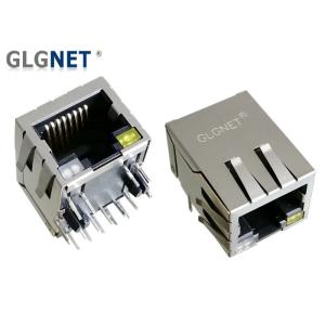 Single Port Latch Down LAN RJ 45 Connector With 1000 Base - T Integrated