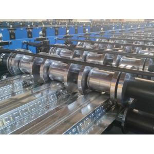 Composite Deck Floor Roll Forming Machine 0.8mm-1.5mm 2" Inches With Embossing