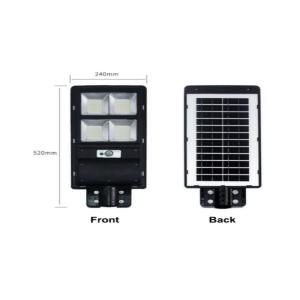 China 3000K-6500K ABS Aio Solar Street Light With Radar Motion Sensor on sale