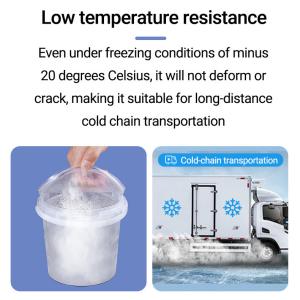 Customized Food Grade Shea Butter Chocolate Spread for Cold Drinks in PP Plastic