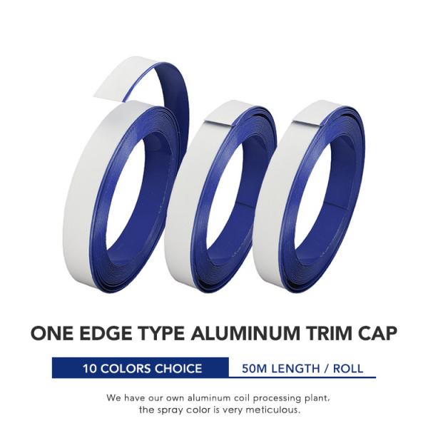 Quality CE 100M Aluminium Trim Cap Strip Roll For LED Shopping Sign wholesale