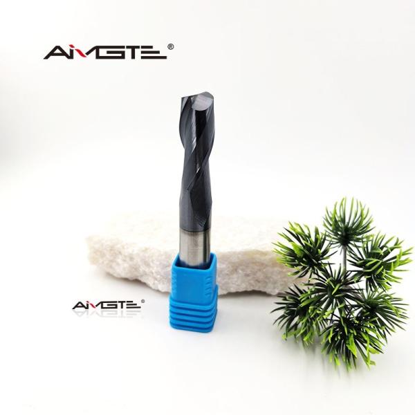 Tungsten Carbide 12mm 2-Flute Square End Mill For Steel/Stainless Steel CNC Milling Tool AlTiN Coated