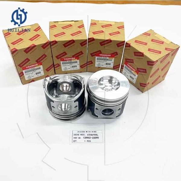 Quality 4TNV98L Piston With Ring 129907-22090 Cylinder Liner Kit Piston With Square Top Piston Ring wholesale